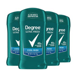 Degree Men Ultra Fresh Cool Rush 4-Pack Antiperspirant – Durable, No-Aerosol Stick for On-the-Go Athletes