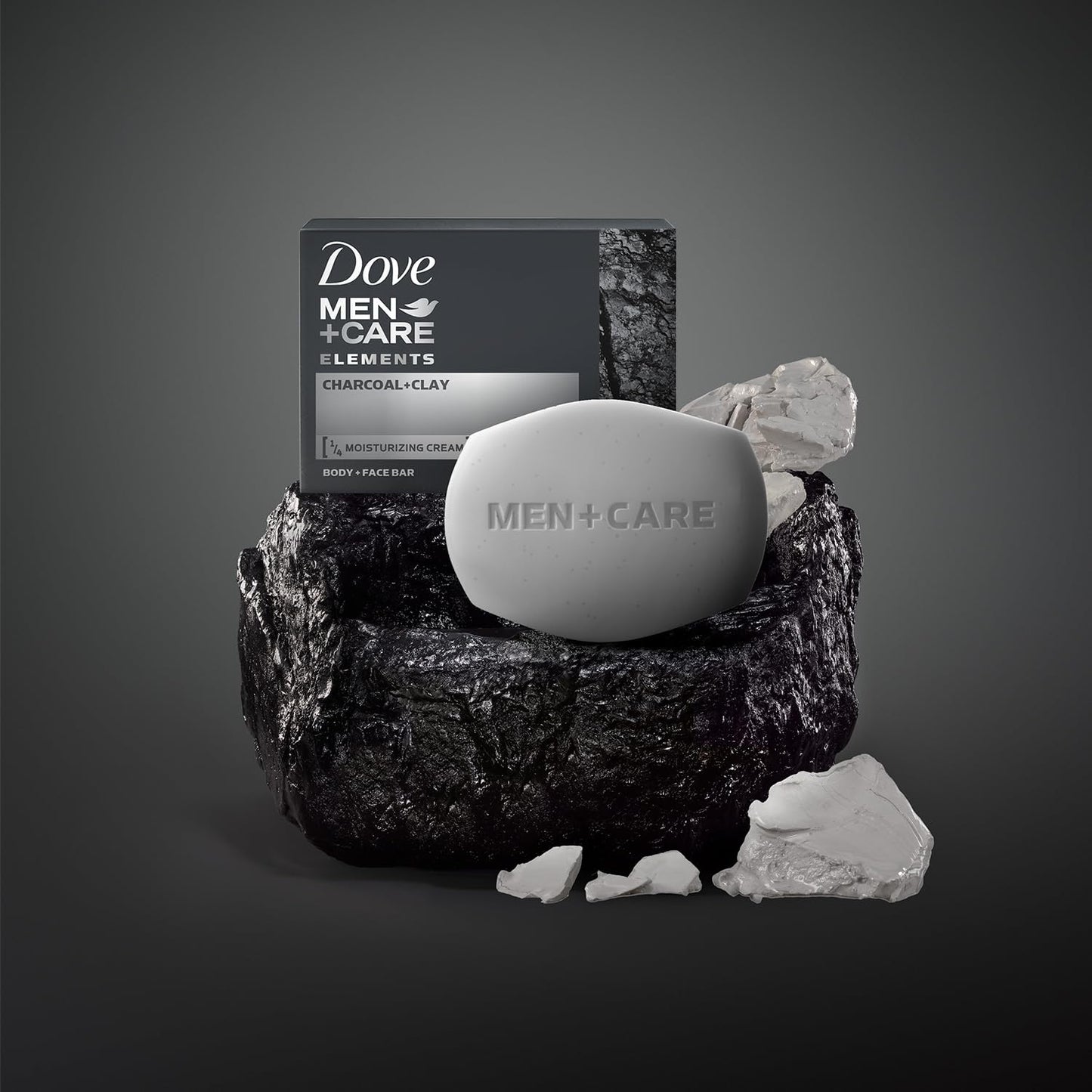 Dove Men+Care Body and Face Bar Bulk 2-Pack – Father's Day Gift for New Dads, Grooming Stocking Stuffer for Men