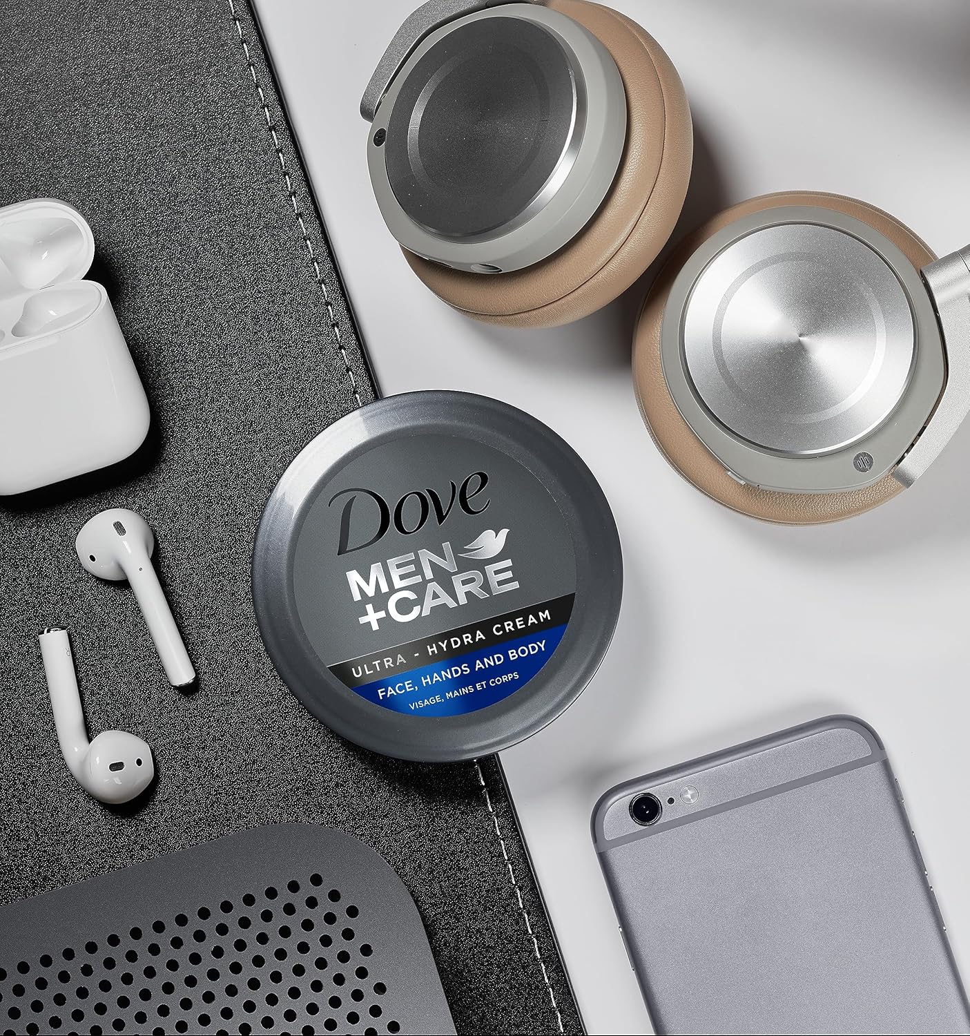 Dove Men+Care Ultra Hydra Cream 6-Pack – Post-Shave Recovery and Nightly Hydration Ritual for Sensitive Skin