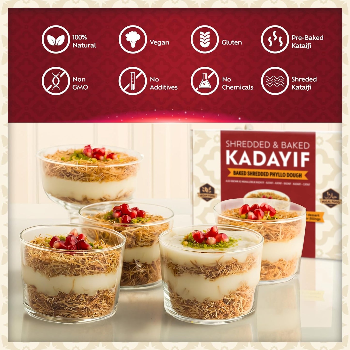 Eastanbul Baked Kadayif Pastry – Thoughtful Foodie Gift for Dessert Lovers Exploring Turkish and Middle Eastern Recipes