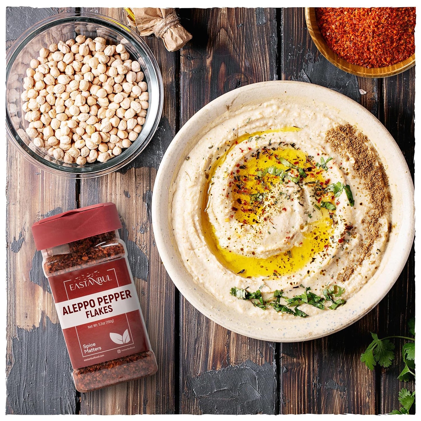 Eastanbul Pul Biber Crushed Chili – Patio Cooking Essential for Burgers, Kebabs, and Grilled Fish