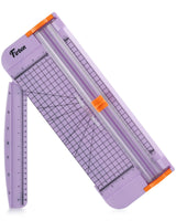 Firbon 12 Inch Paper Trimmer Pressure-Activated Blade for Playroom Crafting and Classroom Activities