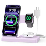 GETPALS Travel Sized Apple Charger – Quick Power Up Between Meetings, Foldable Wireless Station for Carry On Luggage and Coworking