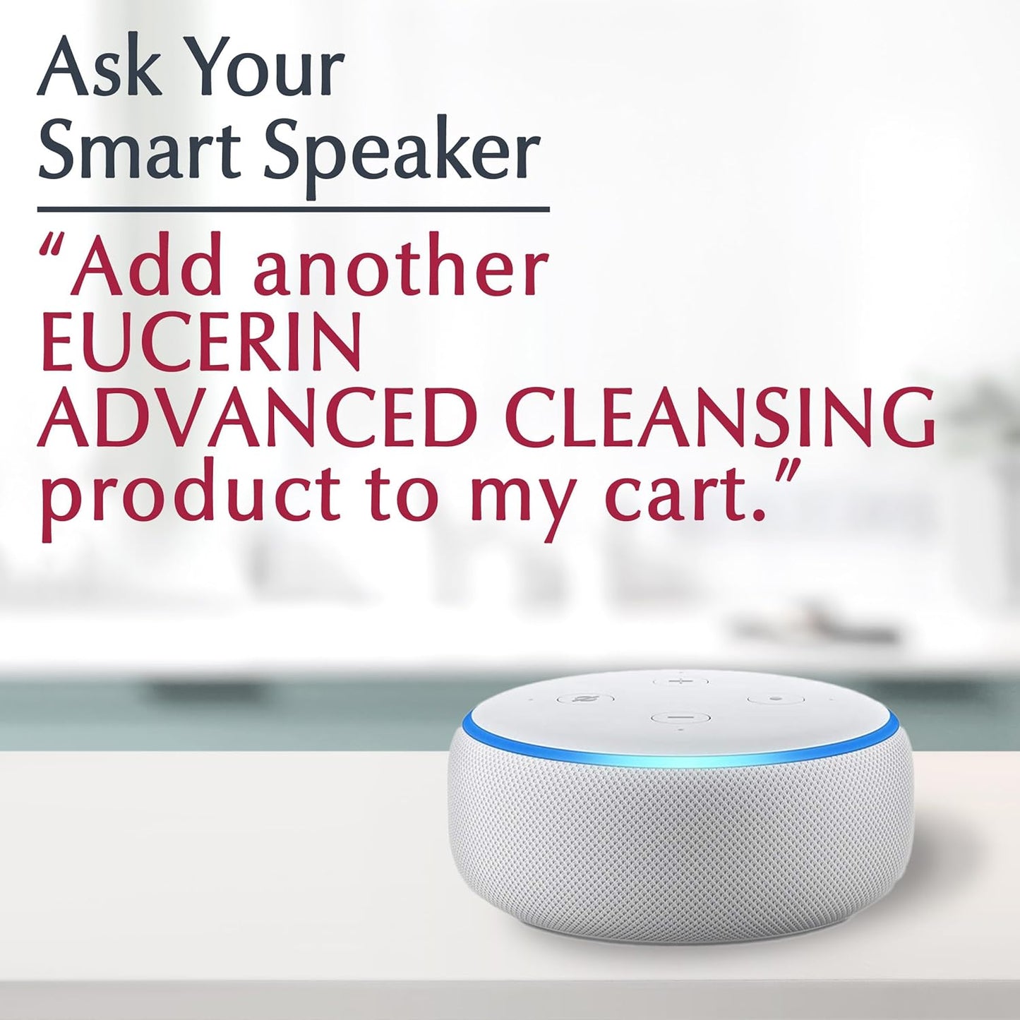 Eucerin Advanced Repair Cleanser – Gentle Body and Face Wash for Evening Self-Care Routine