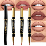 evpct Velvet Matte Lip Liner and Lipstick Trio – Curated Luxury Lip Wardrobe in Gift-Ready Packaging