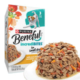 Beneful IncrediBites Small Breed Wet Dog Food Variety Pack – Clean-Label Wellness Meals for Picky Adult Dogs, 30 Count of 3 oz Cans