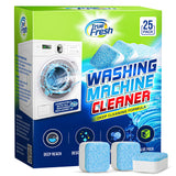 True Fresh Washing Machine Cleaner Tablets 25 Pack for Front Load Top Load – Practical Housewarming Upgrade for Hard Water Households and Shared Apartment Laundry Rooms