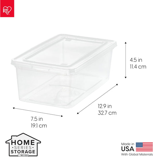 flat snap-on lids engineered for secure vertical stacking