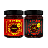 FLYBYJING Original and Xtra Spicy Chili Oil Set – Intentional Flavor Pairing for the Clutter-Free Kitchen