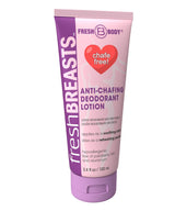 Fresh BREASTS Lotion to Powder Sweat Barrier - Travel Size Chafe Protection for Hiking, Spin Class, and Outdoor Yoga in Humid Climates