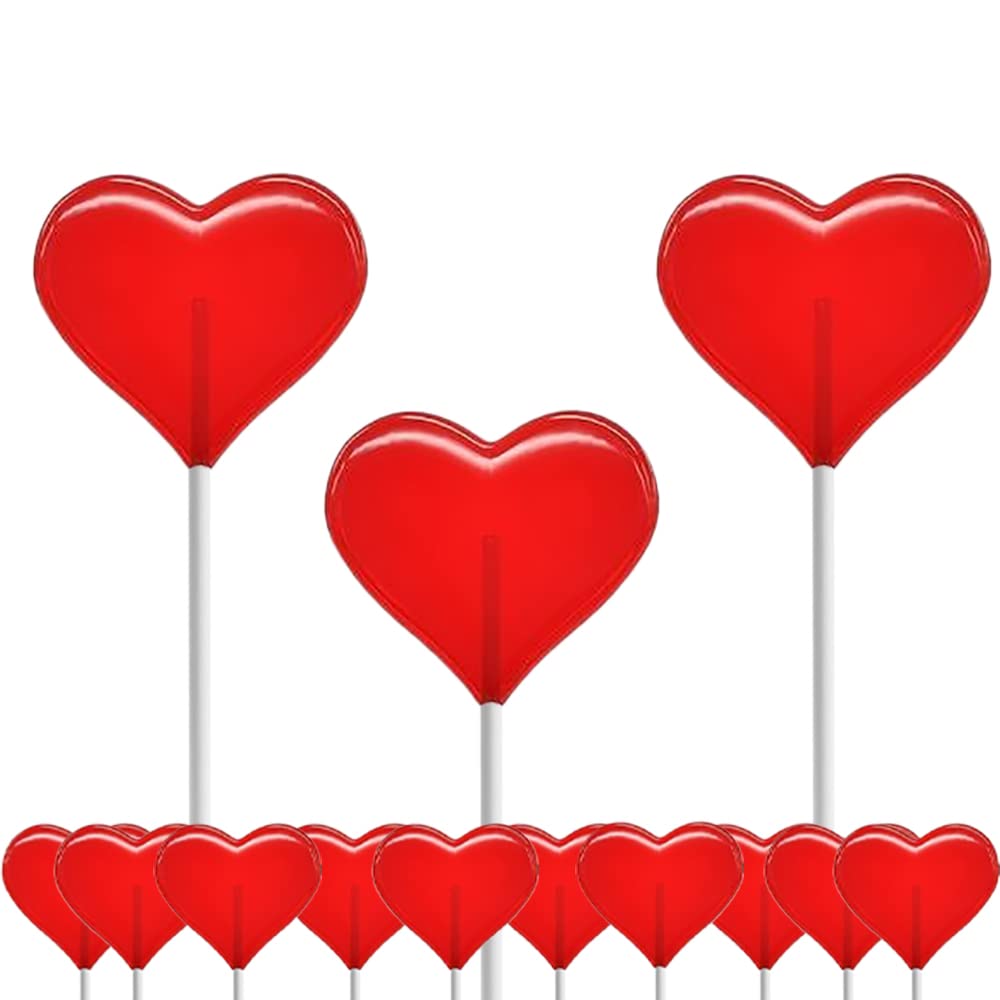 Fruidles Mini Heart Lollipops – Safe and Kid-Friendly Strawberry Candy for Classroom Valentine's Day Exchange