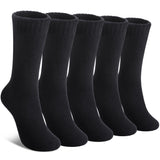 LINEMIN Wool Trail Socks for Women – 5-Pair Set for Cold-Weather Hiking and Campsite Comfort