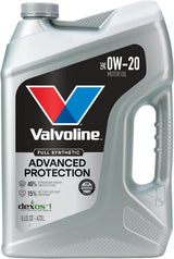 Valvoline Advanced Full Synthetic SAE 0W-20 Motor Oil 5 QT – Portable Jug for Driveway and Carport Service in Any Weather