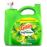 Gain Fabric Softener 140 fl oz – Family Safe Laundry Softener for Kids Clothes and Nursery Bedding