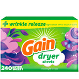 Gain Moonlight Breeze Dryer Sheets – Sensitive-Skin Laundry Softener for Bedtime Routine and Restful Sleep