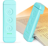 Glocusent Clip-on LED Reading Light – Less-Is-More Book Accessory, Neutral Toned Bookmark Lamp for Intentional Bedroom Decor