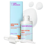Good Molecules Super Peptide Serum - Restorative Peptide Booster for a Slow Morning Skincare Ritual at the Vanity