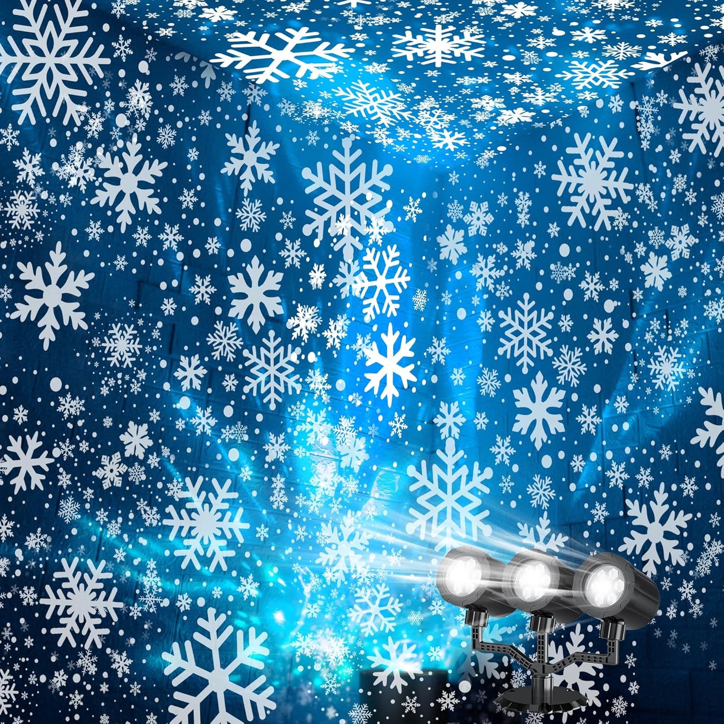 GUSODOR Snowflake Projector Light – Thoughtful Housewarming Gift for New Homeowners and Holiday Hosts