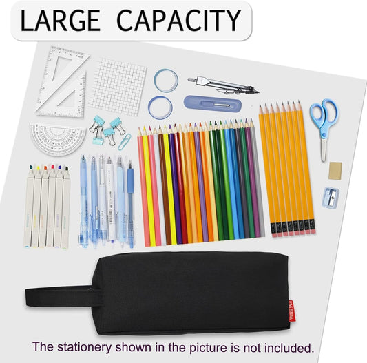 high-capacity interior storing 100+ standard pens or 60+ markers in a compact 8.66 x 3.15 x 3.35 inch frame