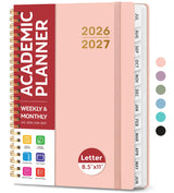 Planner 2026-2027 Clean-Layout Agenda – Understated Hardcover Organizer for Intentional, Clutter-Free Planning