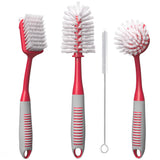 Stilful Dish Brush Set of 4 – Focus-Friendly Sink Station, Less Tool-Switching Between Tasks