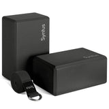 Syntus Cork Yoga Block & Strap Set – Portable Support for Patio Practice and Open-Air Stretching