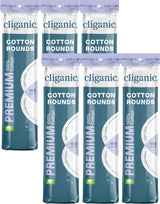 Cliganic Lint-Free Cotton Pads – Mindful Toner & Serum Pad for Daily Wellness Ritual, 100% Pure Cotton