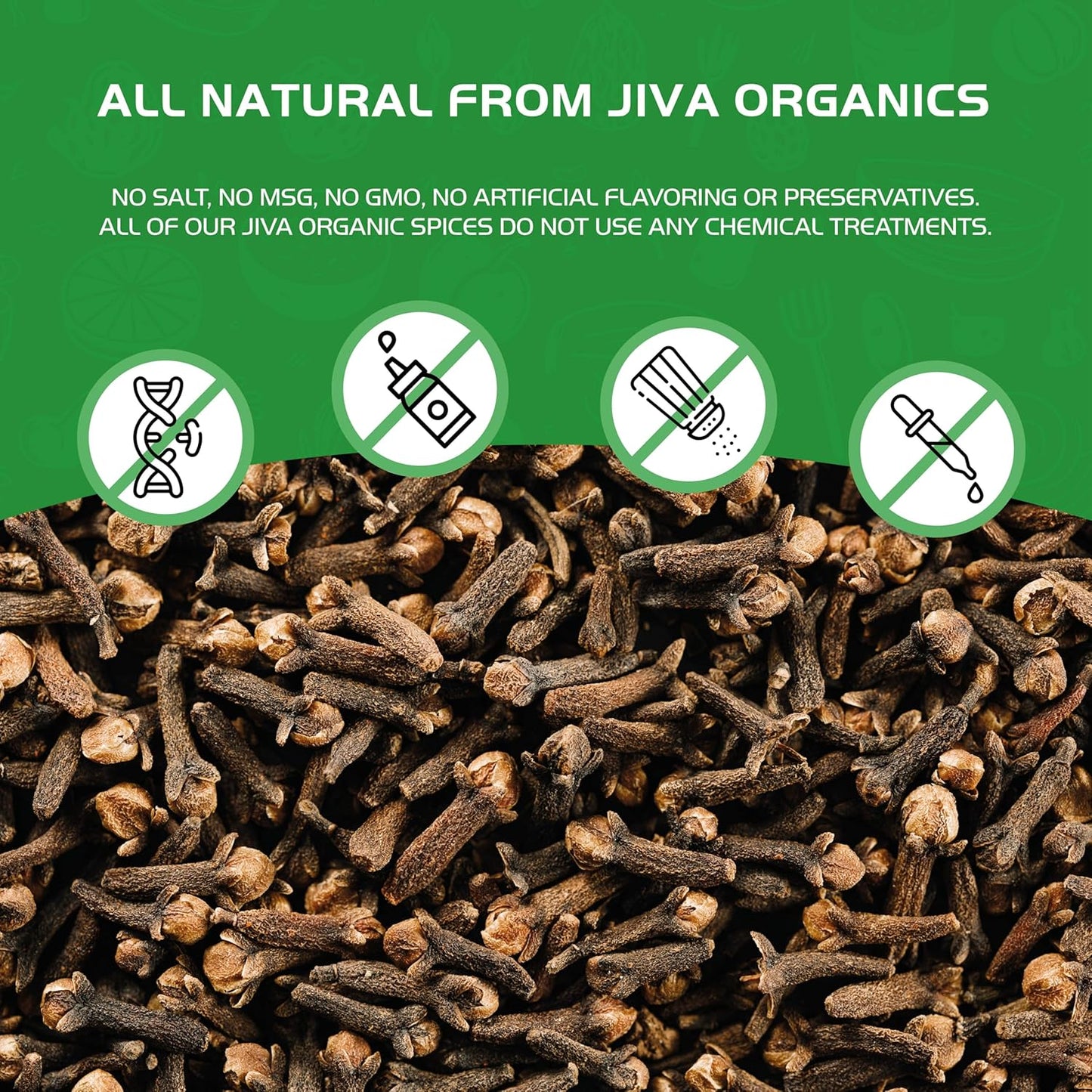 Jiva Organic Whole Cloves – Calming Whole Buds for Wind-Down Self-Care Steeps, 3.5 oz