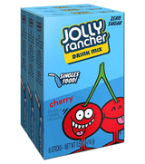 Jolly Rancher Cherry Singles to Go – Kid Friendly Sugar Free Drink Mix Packets for School and Home Hydration