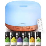 ASAKUKI Essential Oil Diffuser – Whisper-Quiet Cool Mist Humidifier for Evening Wind-Down Rituals