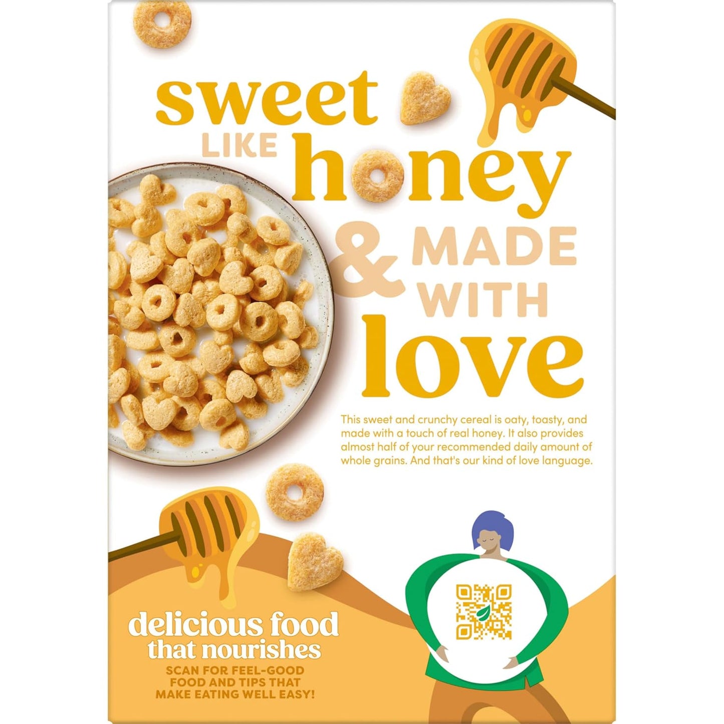 Kashi Organic Honey Toasted Cereal – Quick Desk-Side Breakfast for Busy Professionals, 13.6oz Box