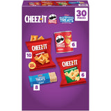 Cheez-It, Pringles & Rice Krispies Treats Bulk Snack Box – Kid-Friendly Lunch and Snack Drawer Variety, 30 Single-Serve