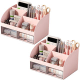 COMFYROOM Compact Desk Tidy with Transparent Drawers – Birthday Gift Idea for Office Workers and College Students