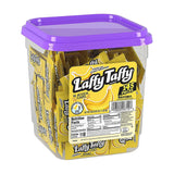 Laffy Taffy Candy Jar, Banana, 145 Count – Individually Wrapped Chewy Mini Bars for Kids Lunchboxes, After-School Snacks, and Birthday Party Favors