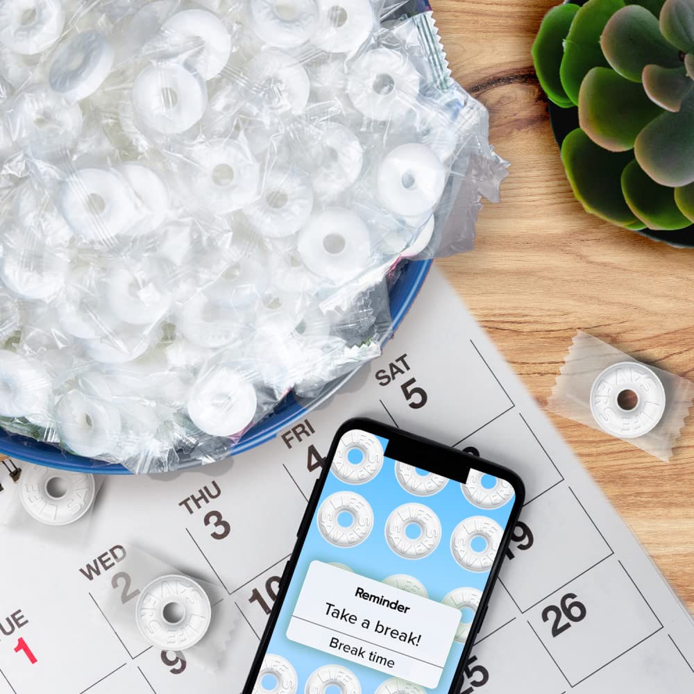 LIFE SAVERS Pep-O-Mint Hard Candy 13 oz – Individually Wrapped Lunchbox Mints for School Snacks