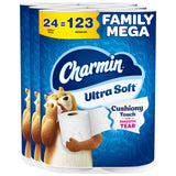 Charmin Ultra Soft Bath Tissue – Family Mega Rolls Engineered to Protect Older Pipes and Septic Systems in Family Homes