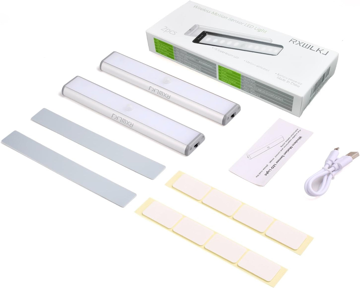 LucentGlow 2-Pack Motion Light – Thoughtful Housewarming Gift for New Apartment Dwellers, Practical Rechargeable LED