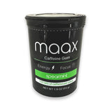 Maax Caffeine Energy Gum | 125mg Focus Boost for Home Office & Remote Work | Spearmint, 25 Pieces