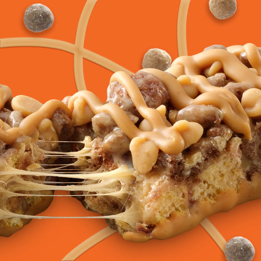 made with real reese's peanut butter, hershey's cocoa, and mini peanut butter chips
