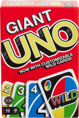 Mattel UNO Giant Card Game - Fun Birthday Gift for Kids, Teens & Adults with Color Blind Inclusive Play
