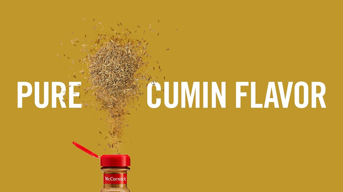 McCormick Ground Cumin 14 oz – Camping Spice for Grilled Meats and Open-Fire Cooking