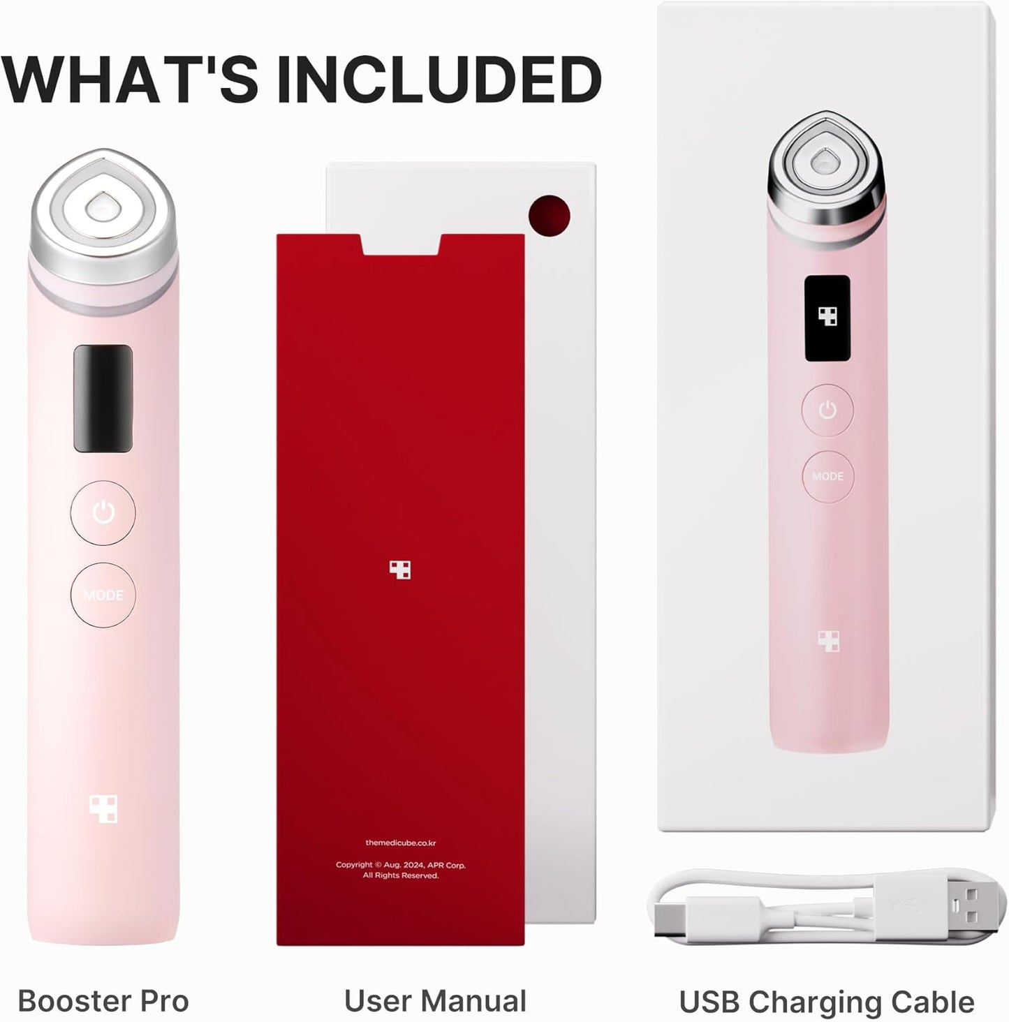 medicube Booster Pro | 6-in-1 Facial Massager | Mindful Vanity Skincare for Radiance and Calm