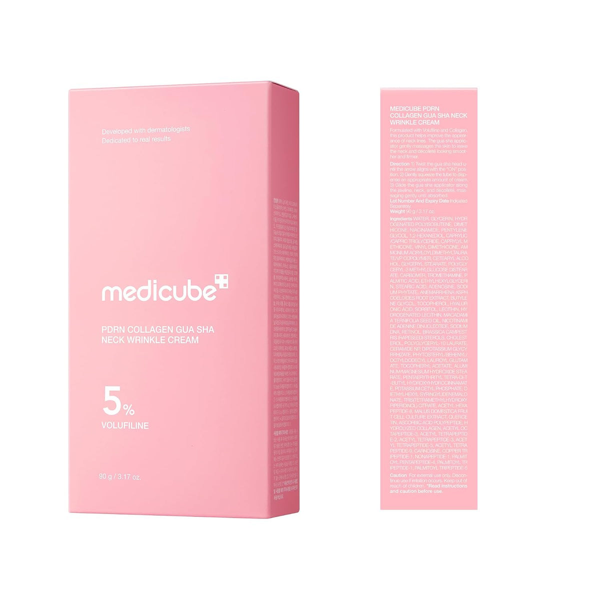 medicube PDRN Collagen Gua Sha Massager Cream – Refined Anti-Aging Ritual Crafted with Volufiline 5%