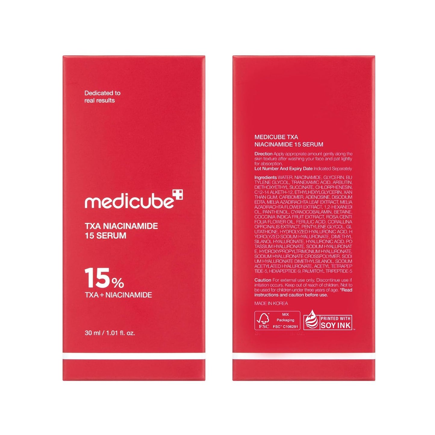 Medicube TXA Niacinamide 15% Glow Serum – Fragrance-Free Brightening Safe for Sensitive, Reactive Skin