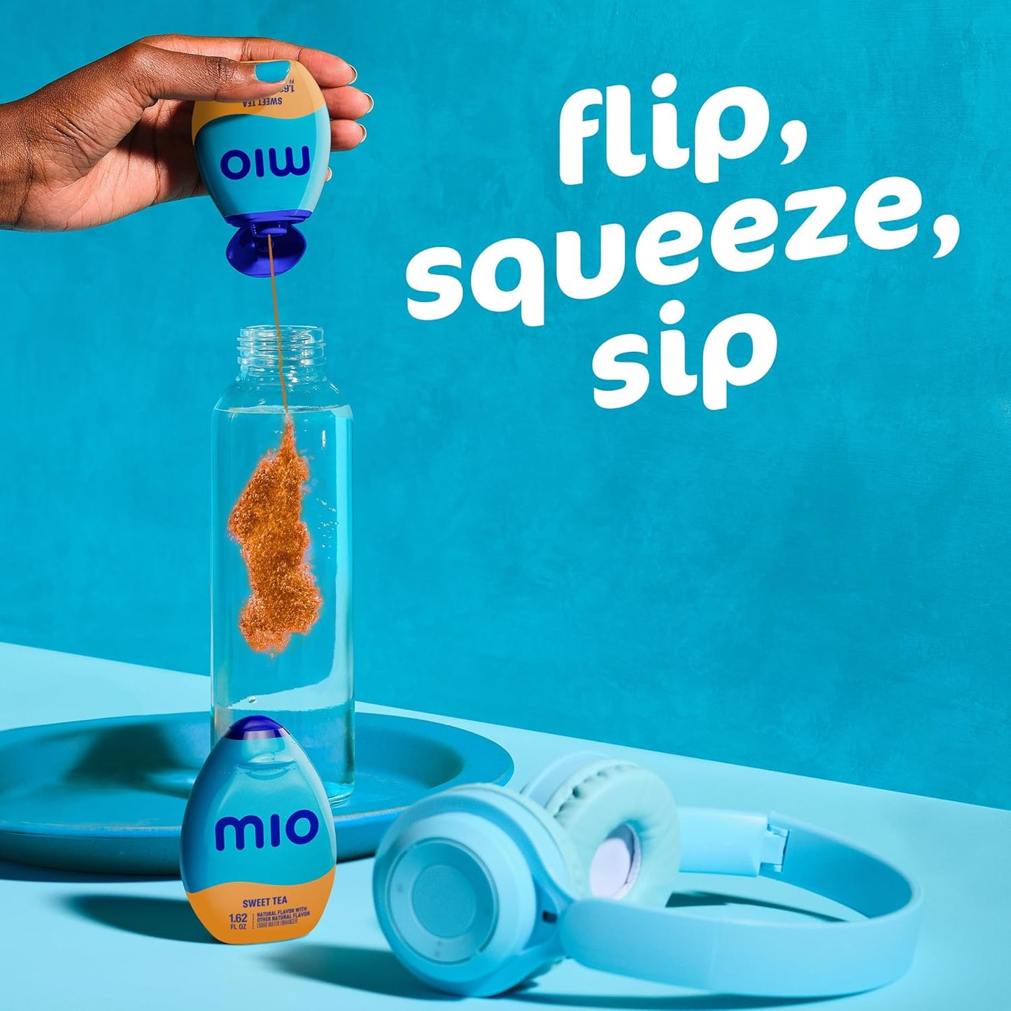 mio Sweet Tea Water Enhancer – Sugar-Free Flavored Water for Family Lunch Boxes and Kid-Friendly Hydration, 1.62 fl oz