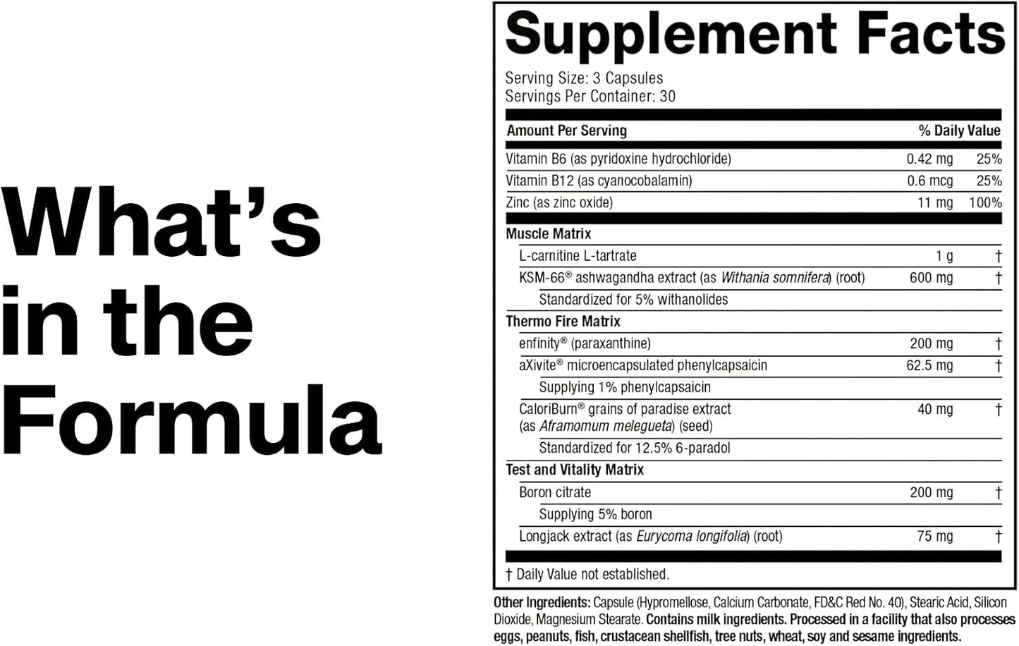 MuscleTech AlphaTest Thermo – Mindful Supplement Routine for Men, 30-Day Male Vitality & Energy Reset