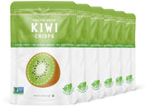 Nature's Turn Freeze-Dried Sour Kiwi Crisps – Lightweight Hiking Snack for Trail Trips, 6 Resealable Bags