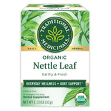 Traditional Medicinals Organic Nettle Leaf Tea – Caffeine-Free Focus Brew for the Home Office