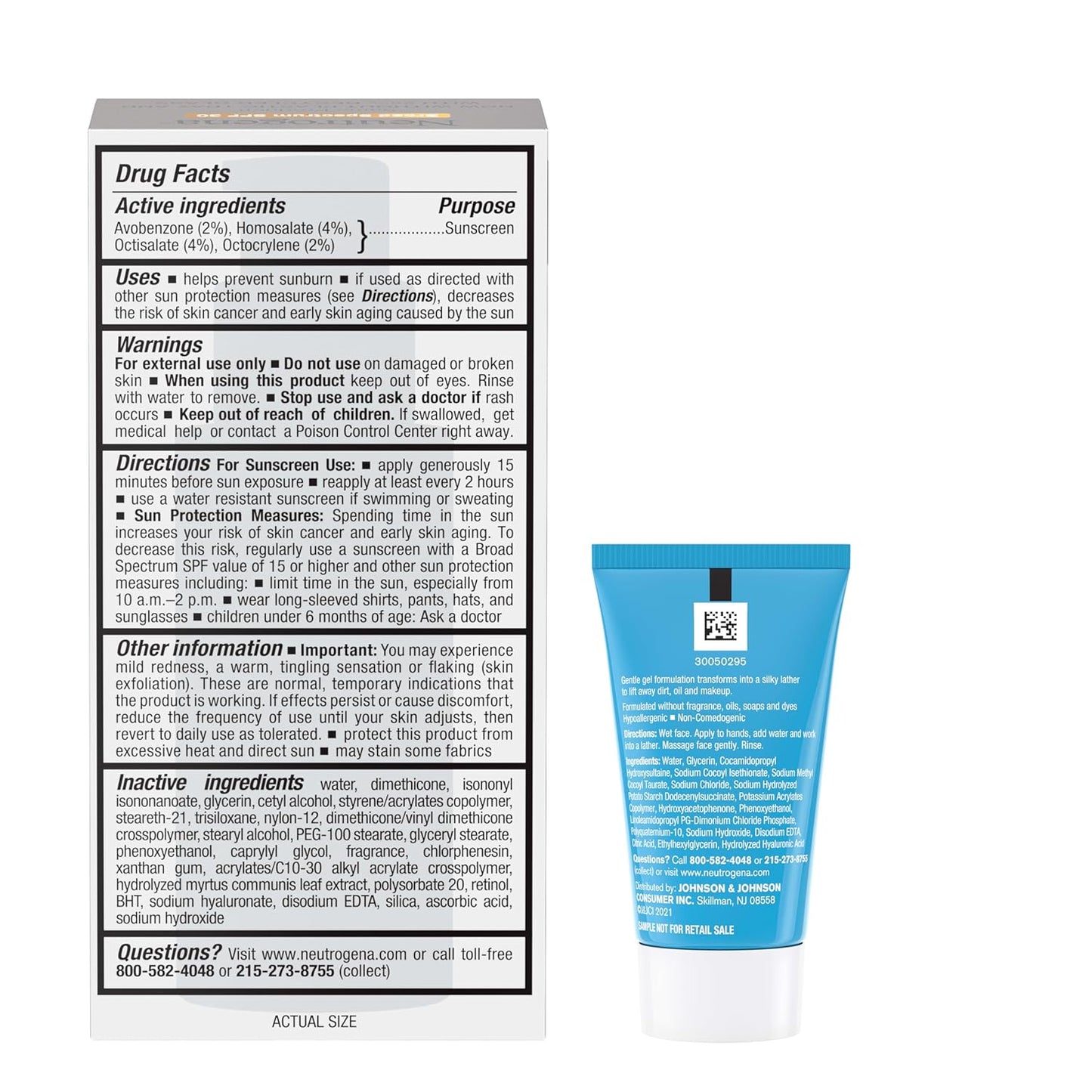 Neutrogena Rapid Wrinkle Repair Retinol Moisturizer SPF 30 – Travel-Size Anti-Aging Cream for Trips and On-the-Go Care
