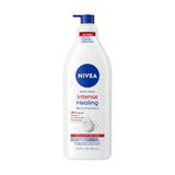 NIVEA Intense Healing Body Lotion Simple Pump-Top Body Lotion for Uncluttered Bathroom Counters, 72H Hydration in One Step